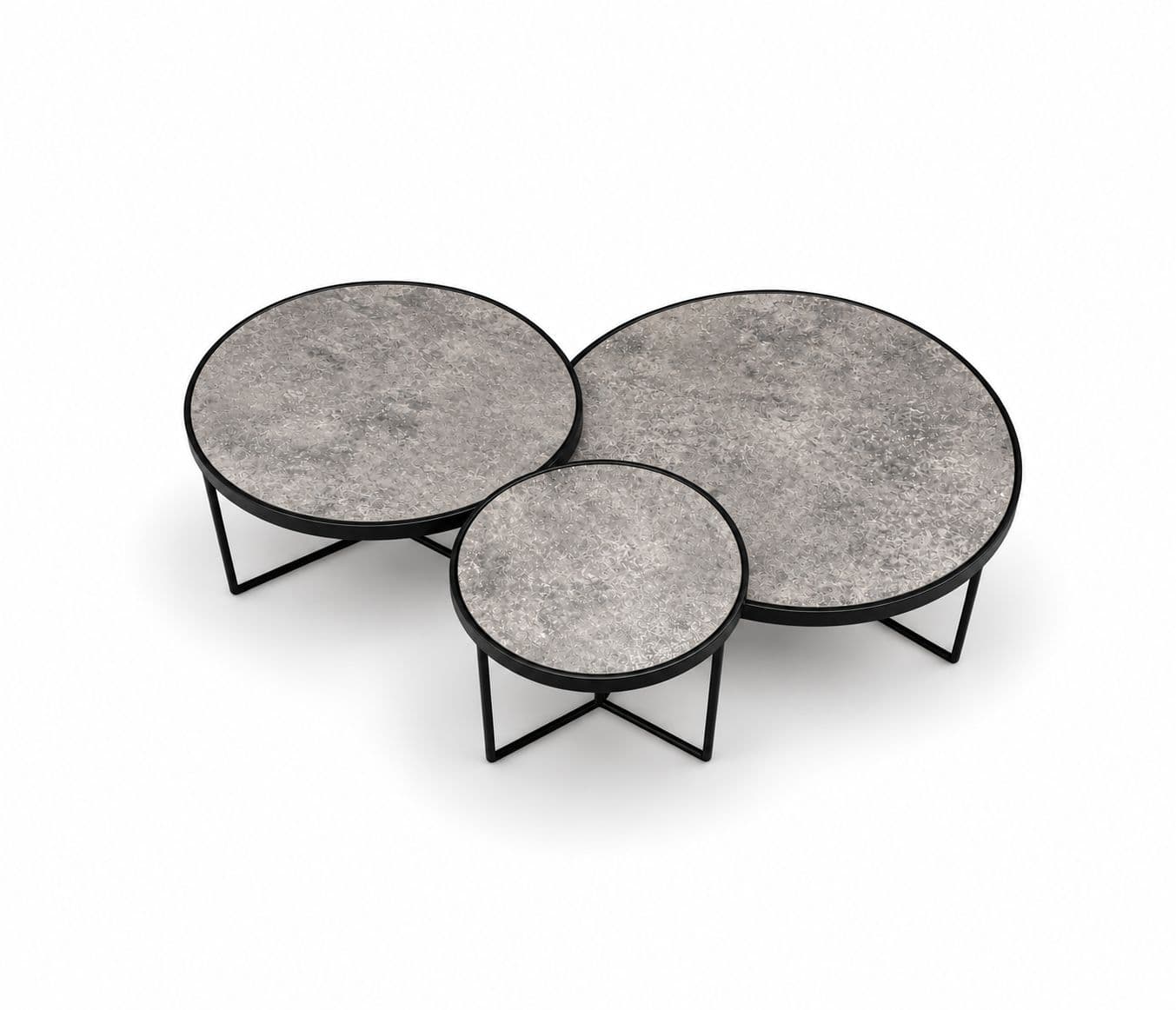 Image 4 for CT 83 Center Table 3 Sets With Metal Base (BTM OTD)