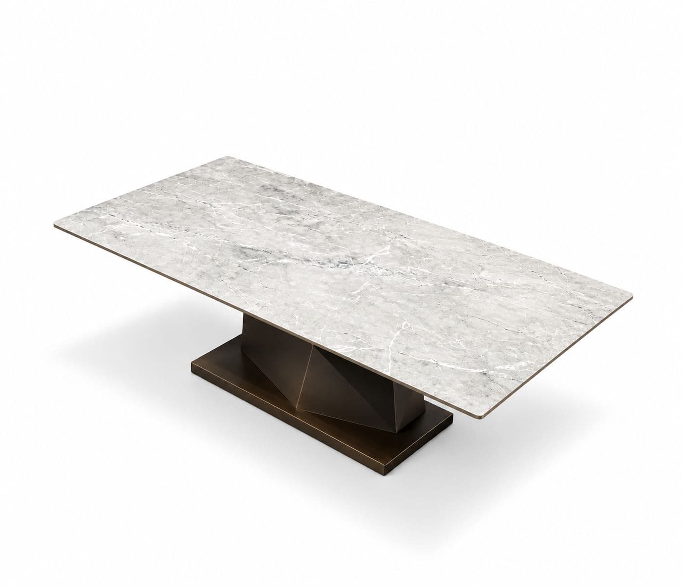 Image 3 for Dimond With Tile Center Table Marble Top (BTM OTD)