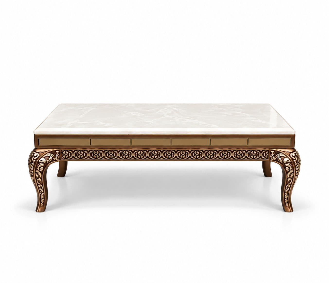 Image 5 for Nizam Center Table Onxy Marble White Color (BTM OTD)