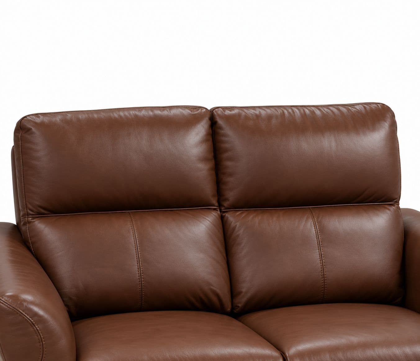 Image 11 for 3935- 3+2 Imported Sofa Set Electrical Recliner Seater -E-B1125-65 Brown Half Leather (WH)(HYD)