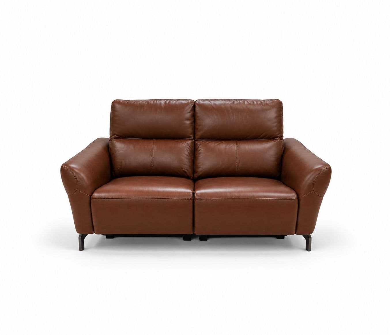 Image 14 for 3935- 3+2 Imported Sofa Set Electrical Recliner Seater -E-B1125-65 Brown Half Leather (WH)(HYD)