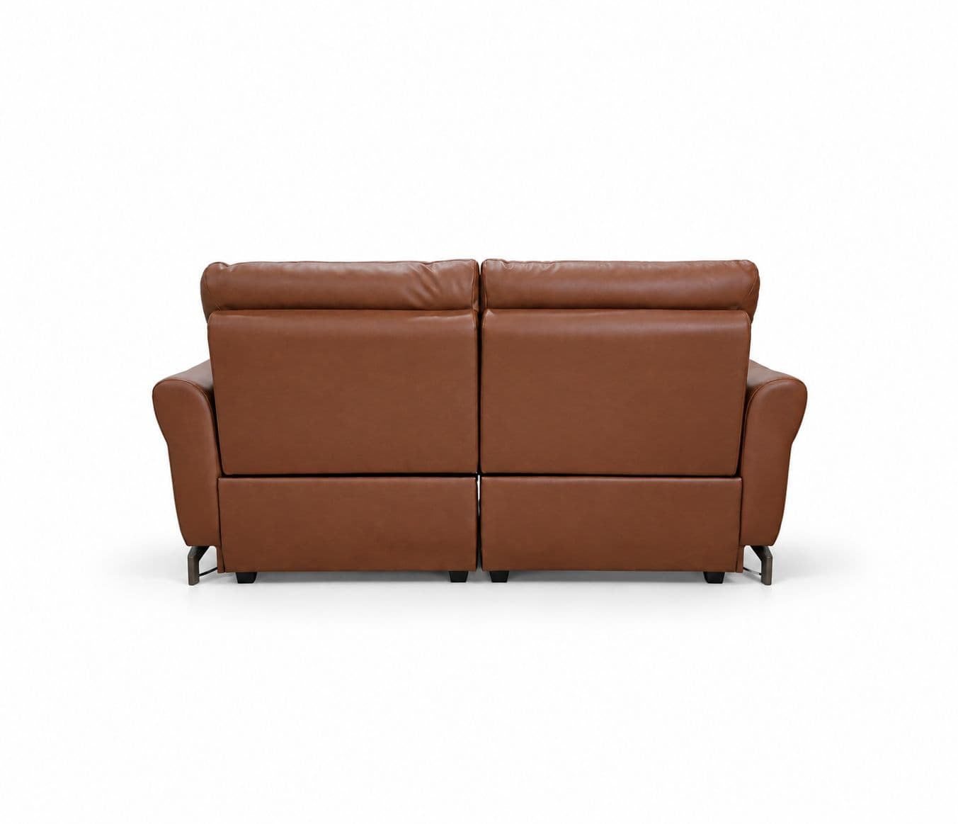 Image 17 for 3935- 3+2 Imported Sofa Set Electrical Recliner Seater -E-B1125-65 Brown Half Leather (WH)(HYD)
