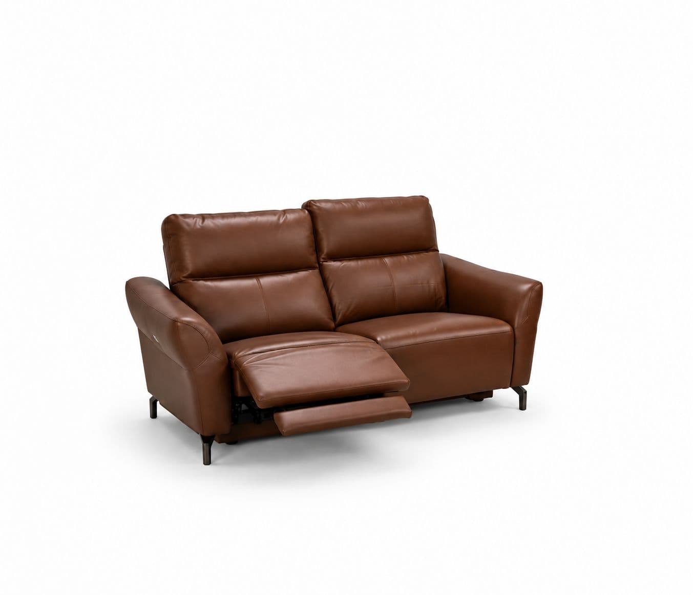 Image 5 for 3935- 3+2 Imported Sofa Set Electrical Recliner Seater -E-B1125-65 Brown Half Leather (WH)(HYD)