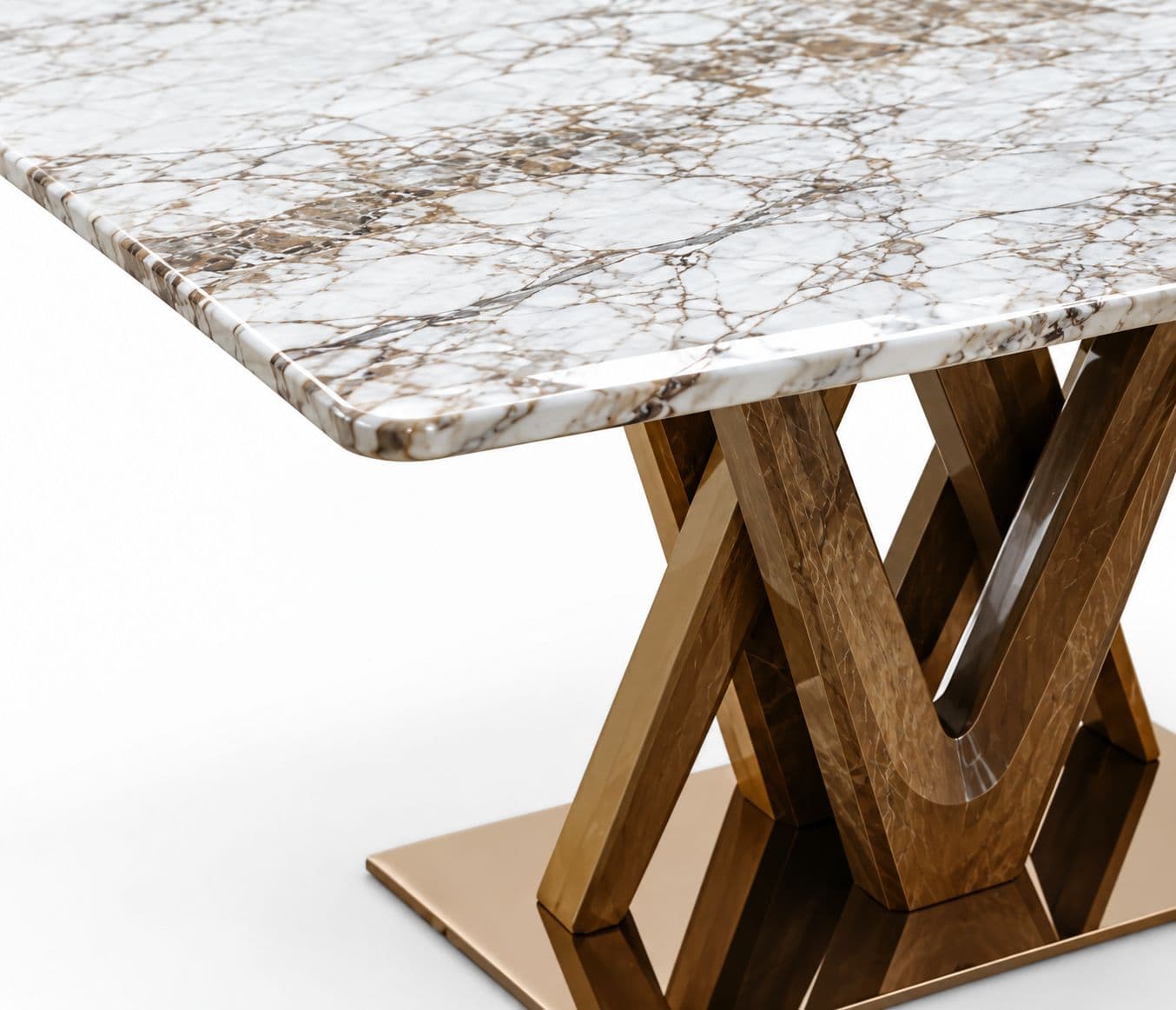 Image 8 for T63 Dining Table Marble Top (WH)