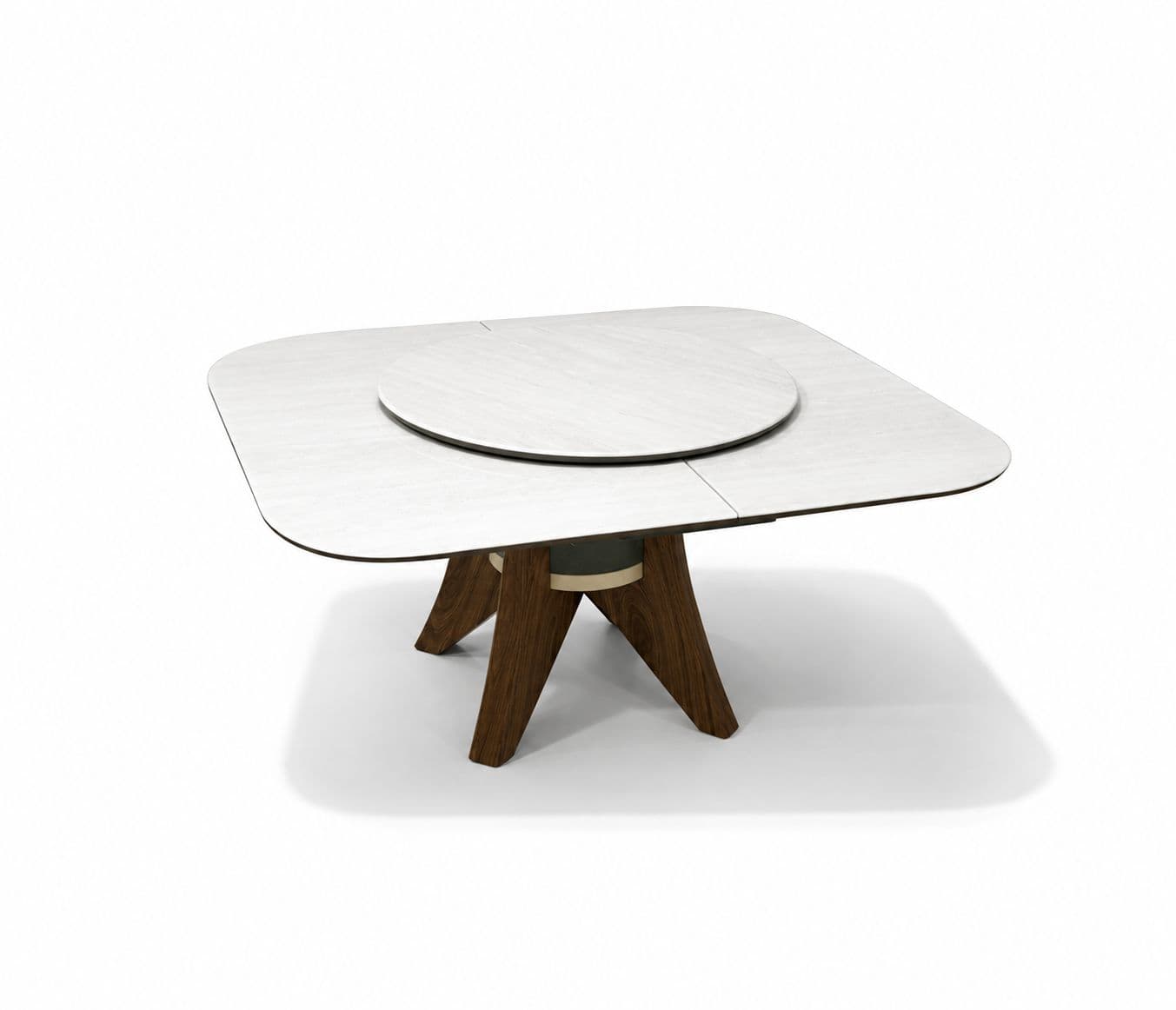 Image 5 for 662 Dining Table Artficial Stone Top And Density Board Base (WH)