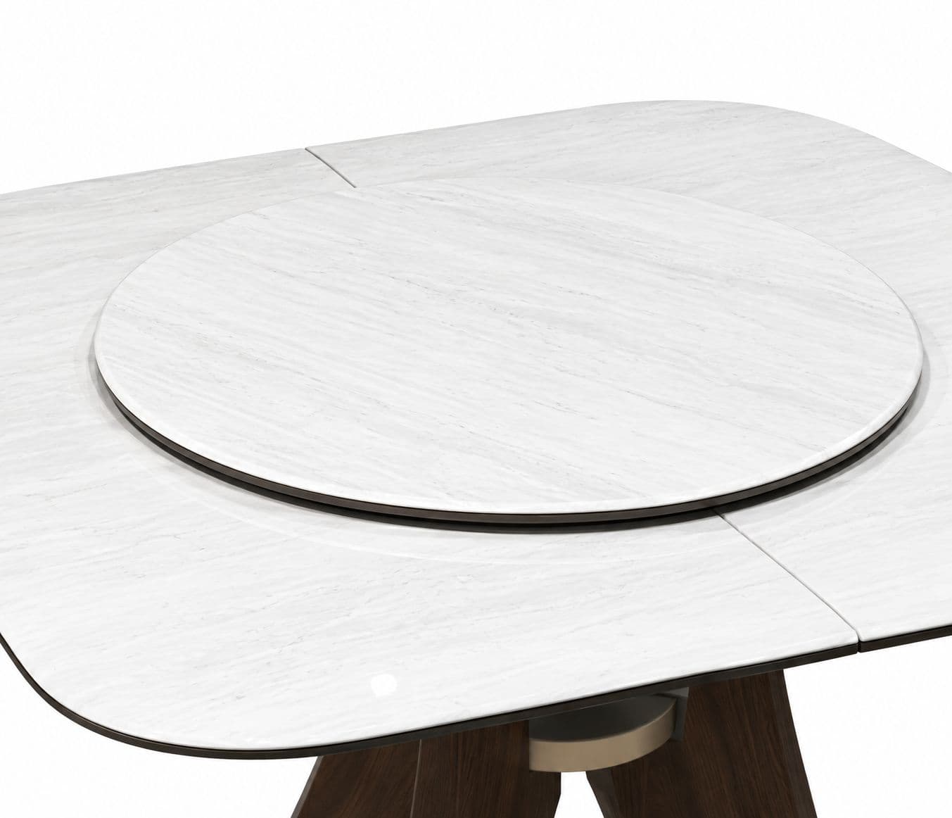 Image 7 for 662 Dining Table Artficial Stone Top And Density Board Base (WH)