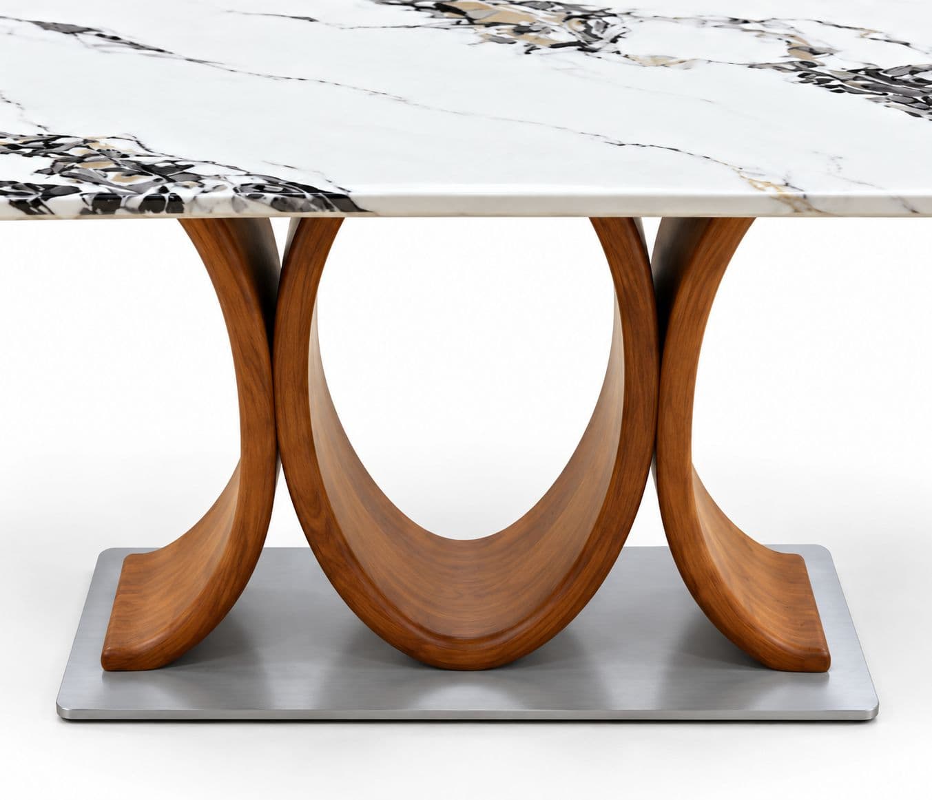 Image 5 for 2482 Dining Table Marble Top (WH)