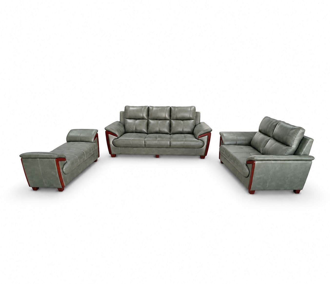 Image 3 for Oslo Design Sofa 3+2+D Seater With Micro Suede Fabric (BTM)