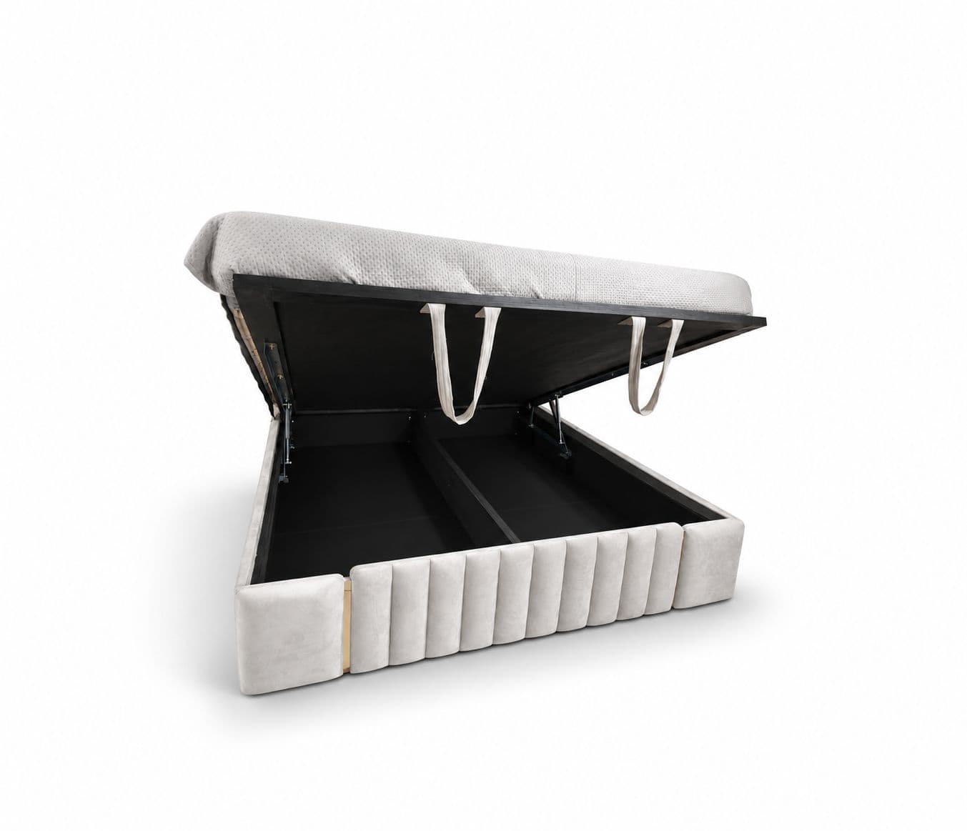Image 8 for Exter King Size Hydraulic Bed With Suede Velvet