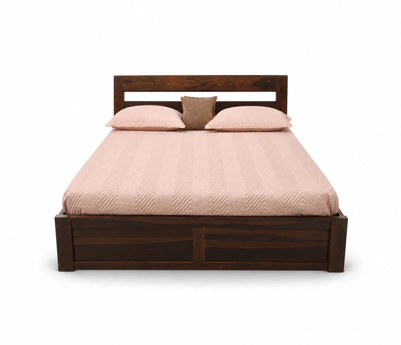 Image 3 for Rajwada Basic Hydraulic Storage Bed With Sheesham Wood (KORA)