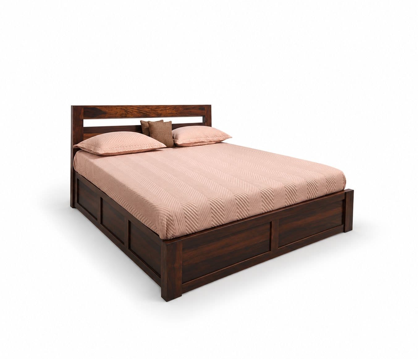 Image 5 for Rajwada Basic Hydraulic Storage Bed With Sheesham Wood (KORA)