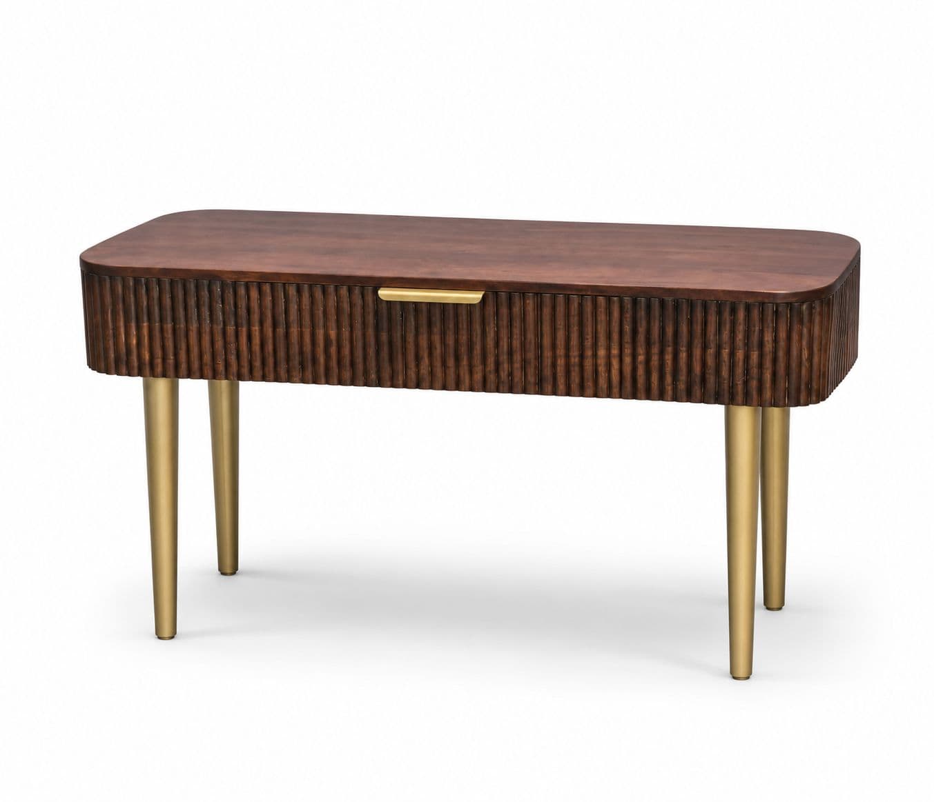 Image 6 for Fluted Console Table With Drawer (WF)