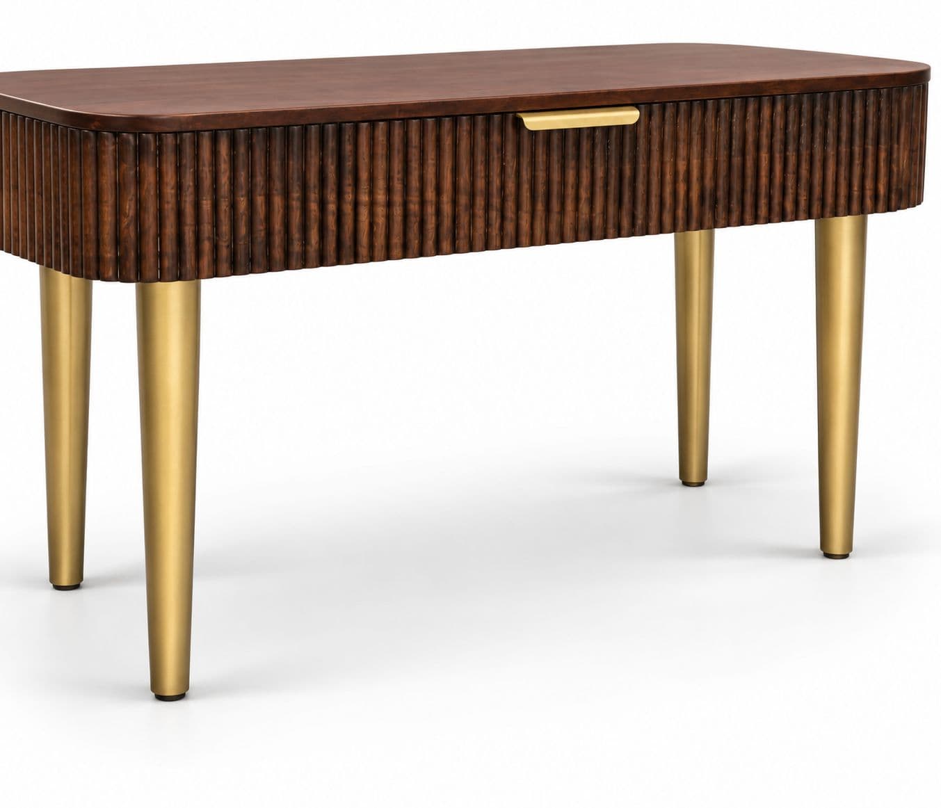 Image 5 for Fluted Console Table With Drawer (WF)