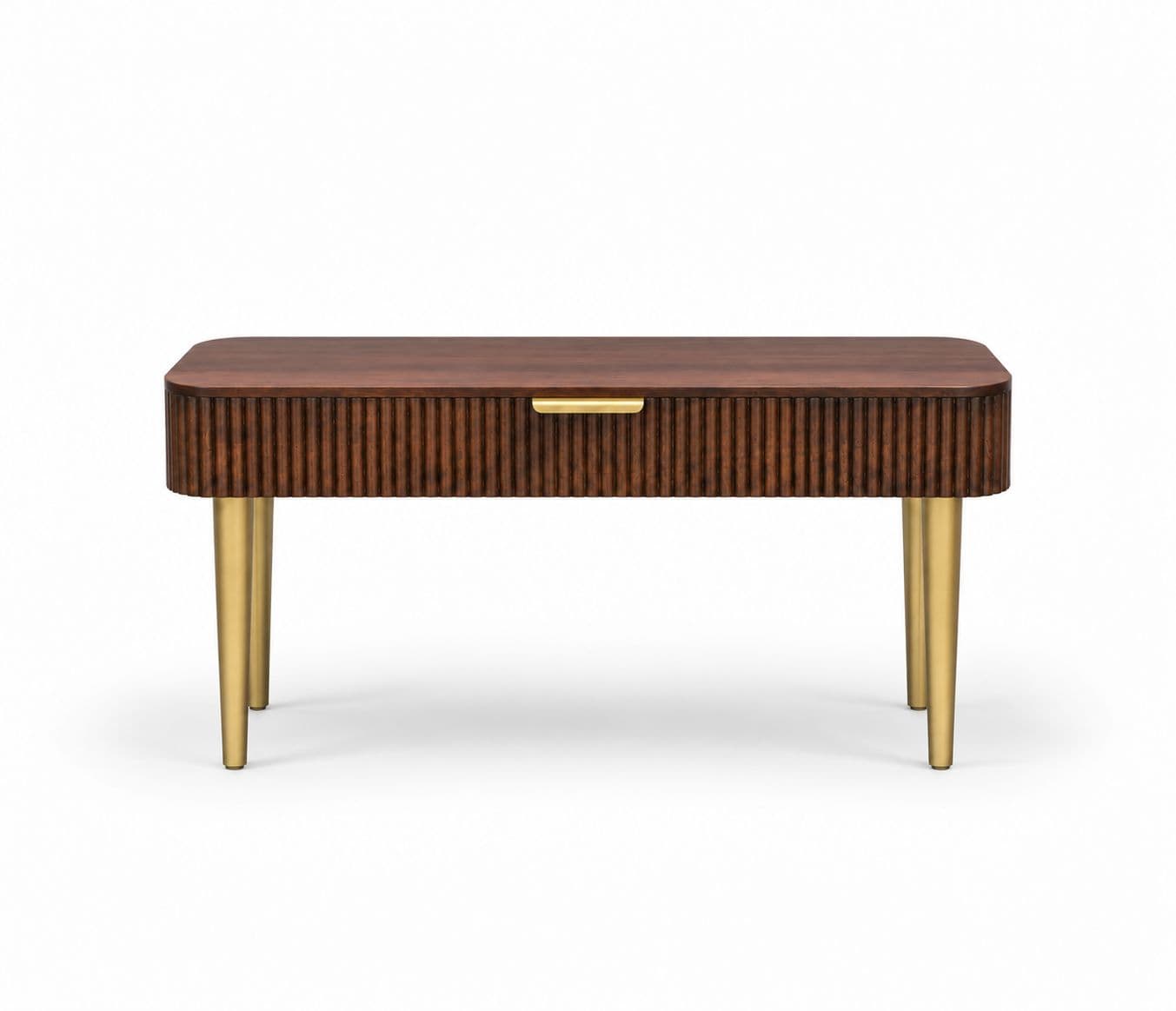 Image 3 for Fluted Console Table With Drawer (WF)
