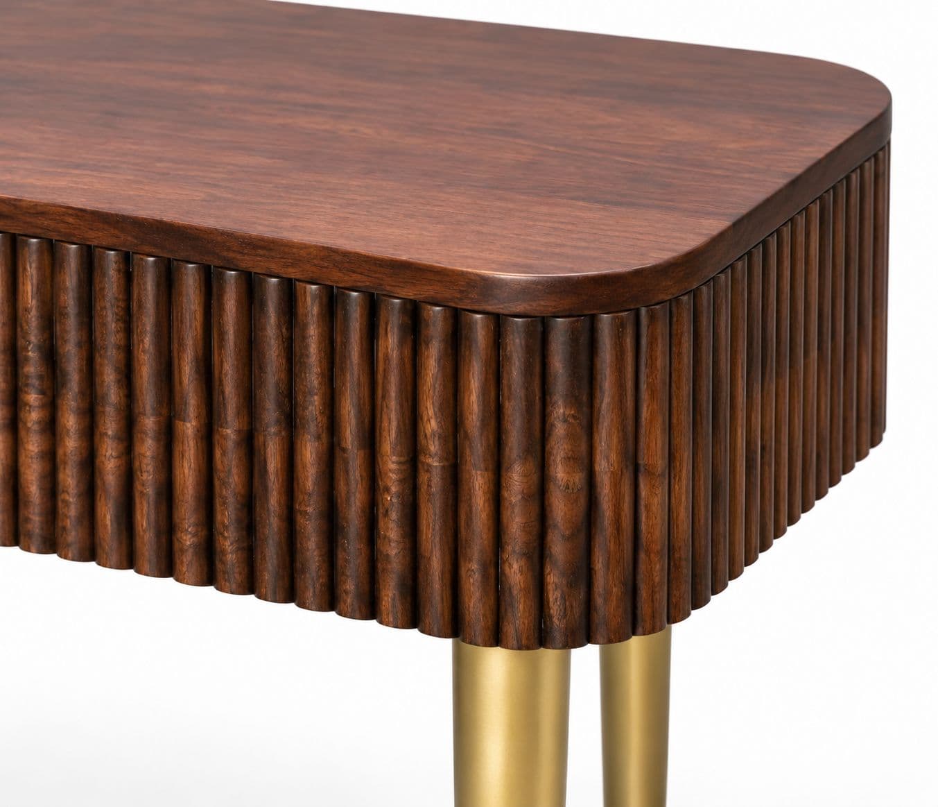 Image 7 for Fluted Console Table With Drawer (WF)