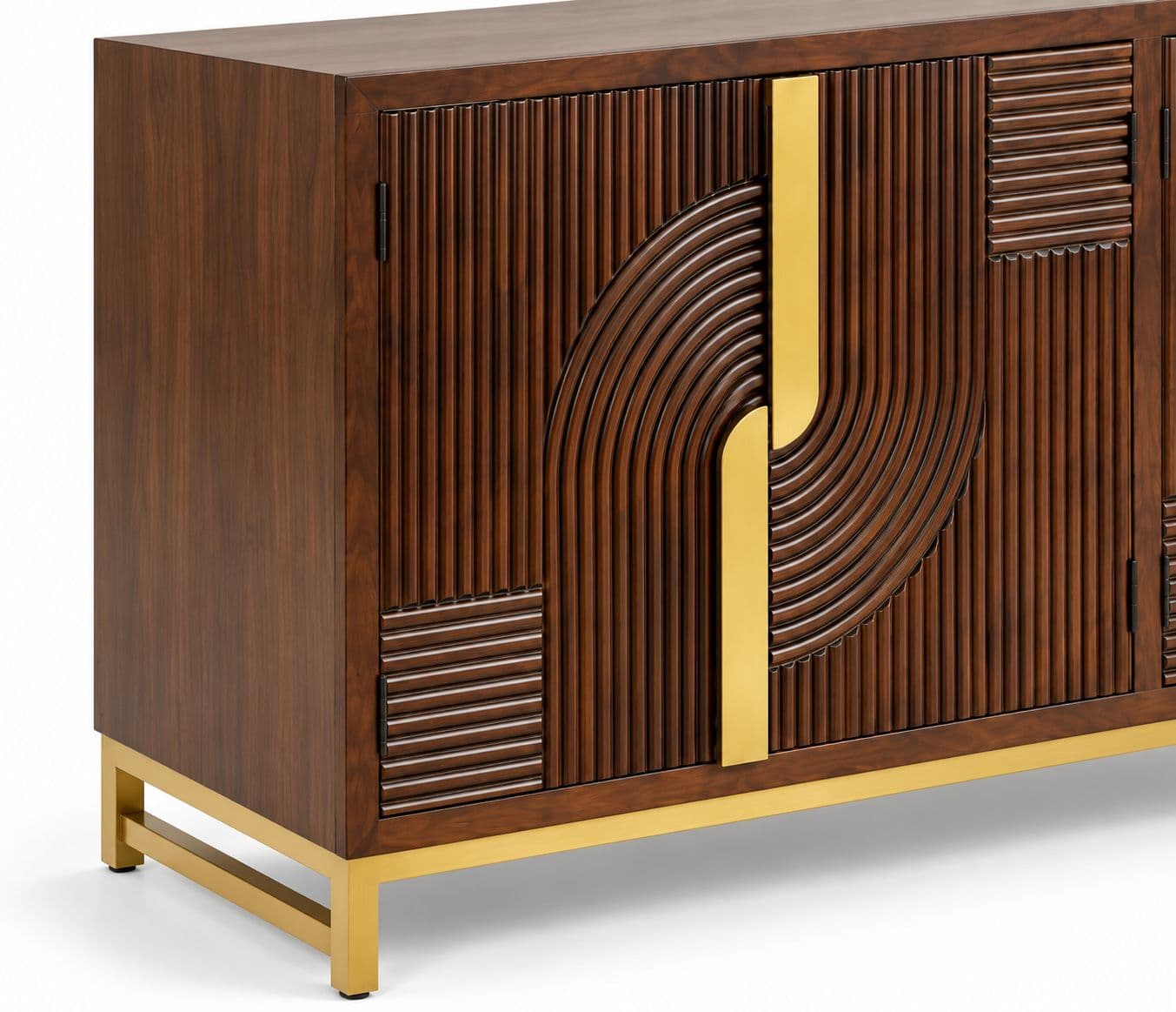 Image 7 for Fluted Side board With 4 Door (WF)