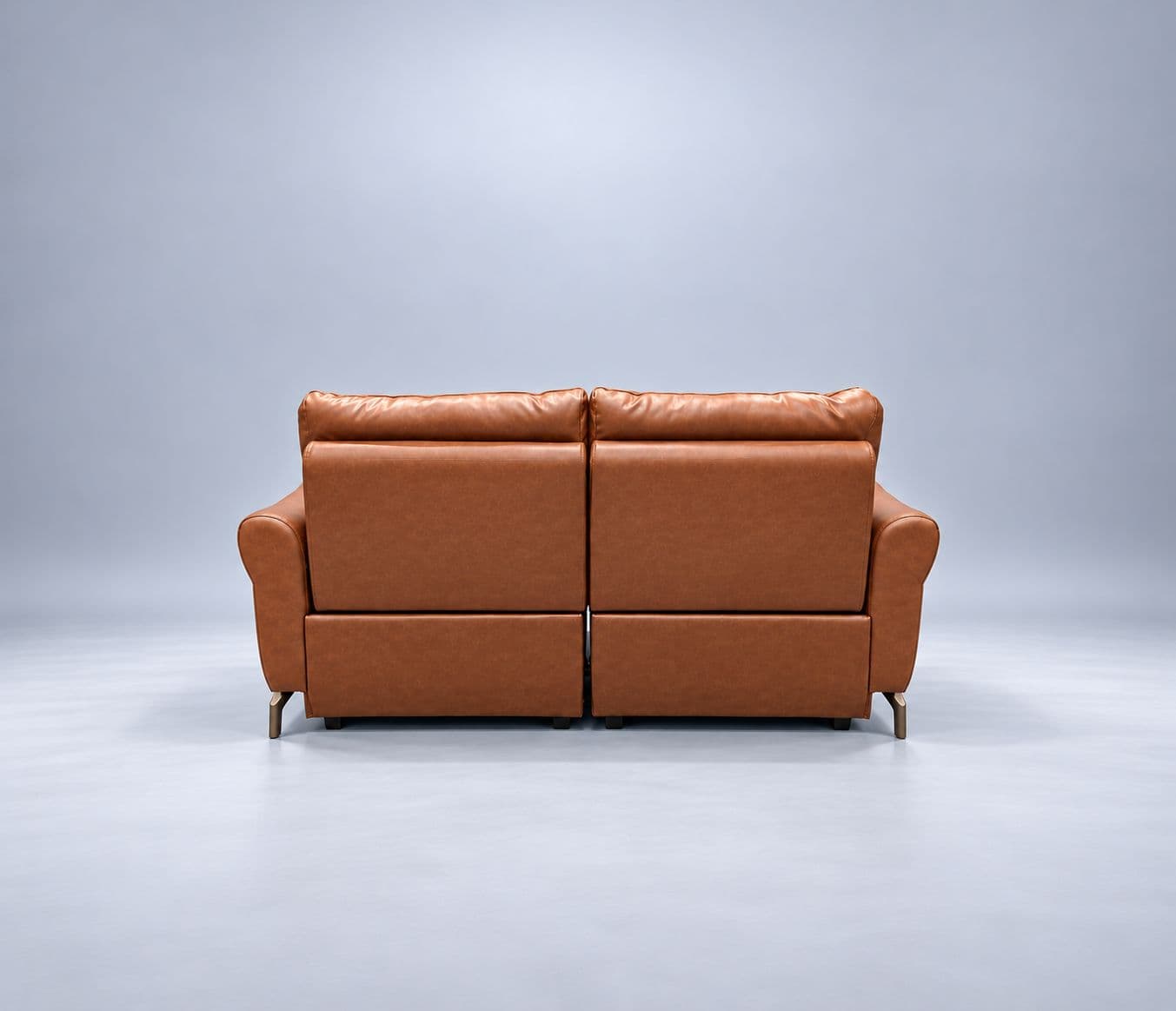 Image 9 for 3935-3S-E-B1125-65 Sofa Set Electrical Recliner 3 Seater Imported Brown Half Leather (WH)(CP)