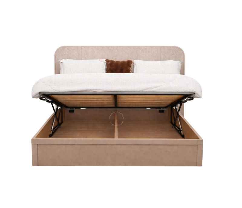 Image 8 for 45003 Bedroom Set King Size 72x78 With Hydraulic Storage + 2 Bed Side Table + 4 Door Wardrobe (WF OTD)