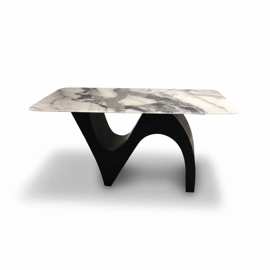 Image 11 for Dining Table T70/CY70 Grey 1+6 Seater With Marble Top (HYD OTD)