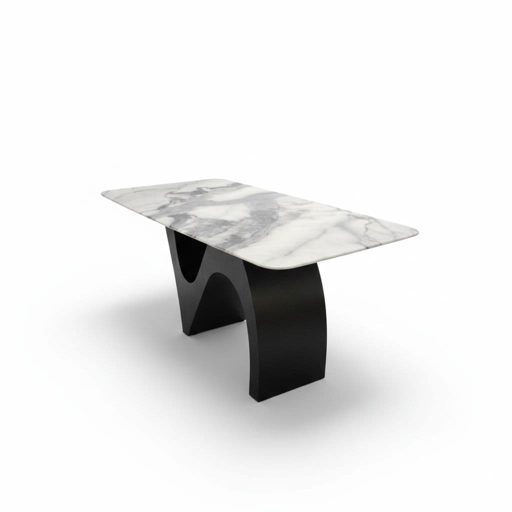 Image 12 for Dining Table T70/CY70 Grey 1+6 Seater With Marble Top (HYD OTD)