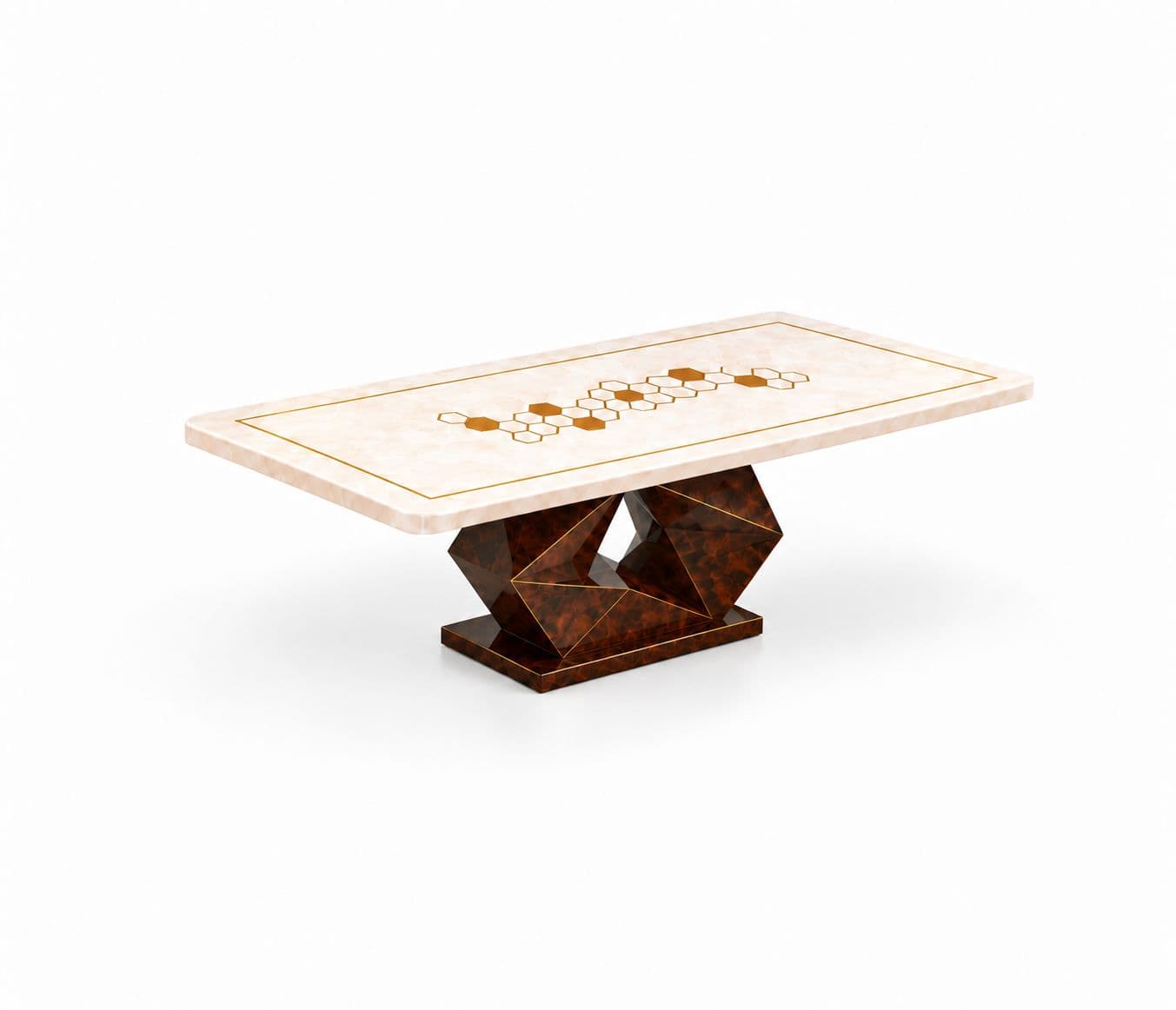 Image 14 for M10 Dining Full Set 1+6 Seater Marble Top With C13 Chairs And B09 Base (PKJ)