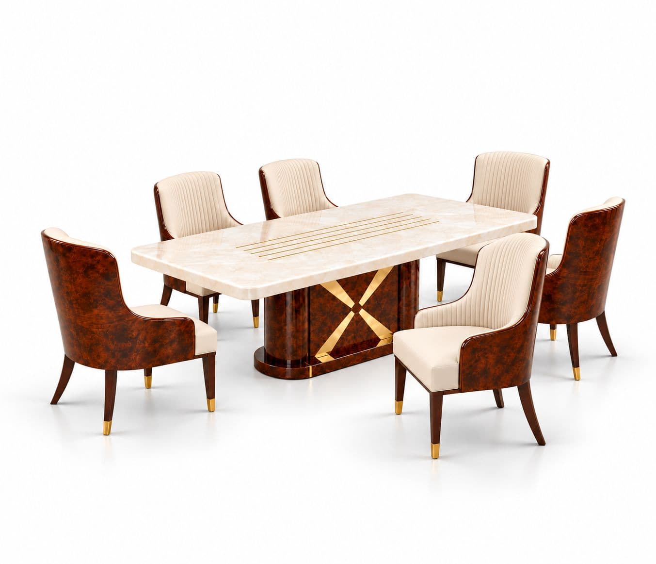 Image 6 for M13 C02 Dining Set 1+6 Seater
