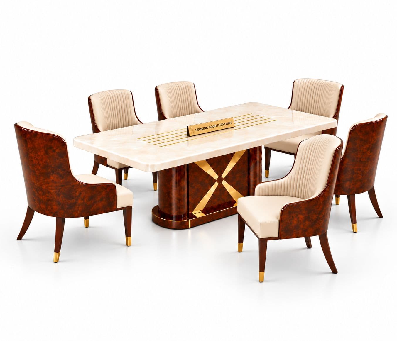 Image 3 for M13 C02 Dining Set 1+6 Seater