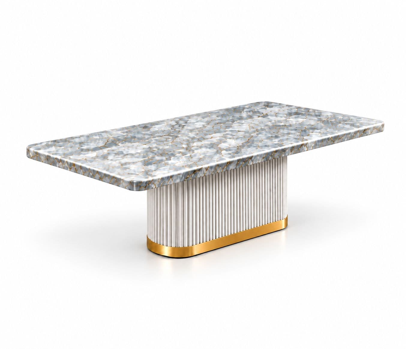 Image 14 for M07 Dining Full Set 1+6 Seater Marble Top With C08 Chairs And B05 Base (PKJ)