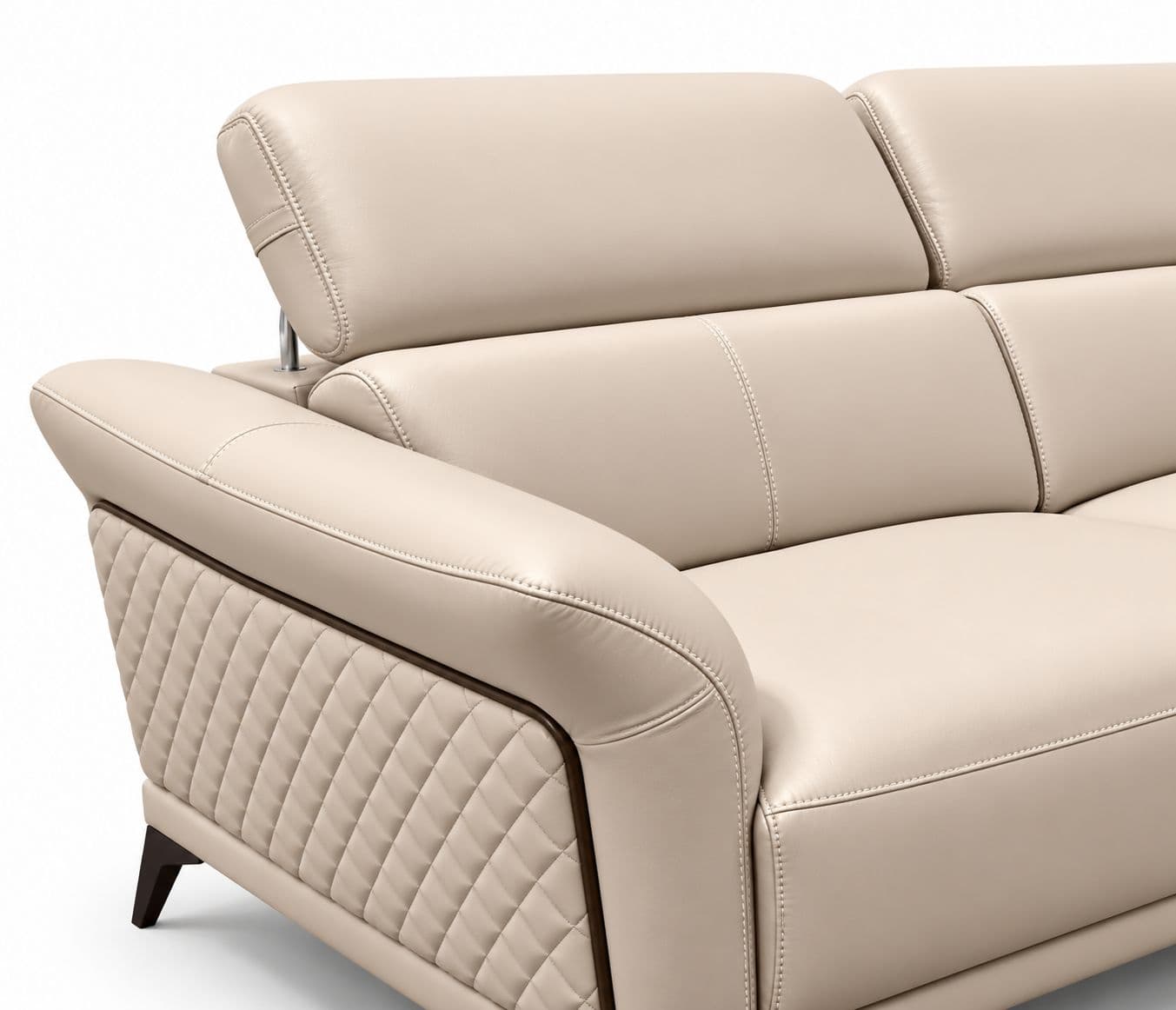 Image 15 for Topaz Sofa Set 3+2 Seater Fabric With Solid Neem Wood