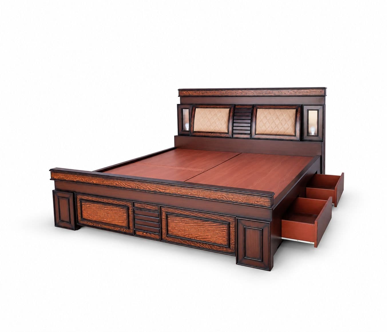 Image 8 for Light Cot King Size With Regular Storage (WH)