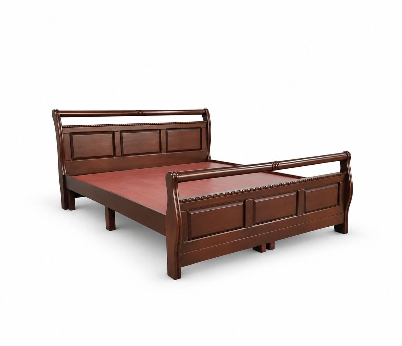 Image 5 for Almond Bed King Without Storage (WH)