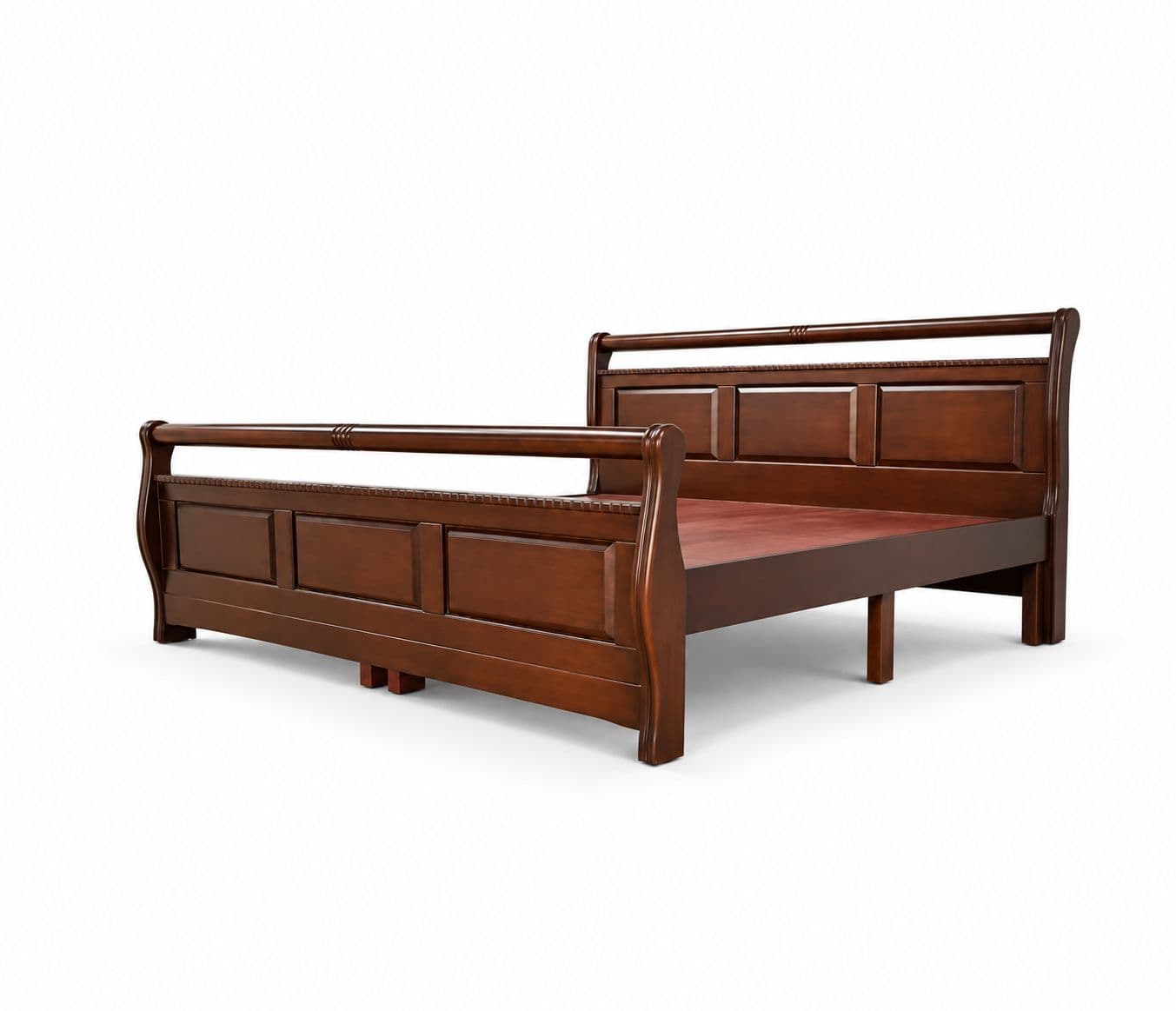 Image 8 for Almond Bed King Without Storage (WH)