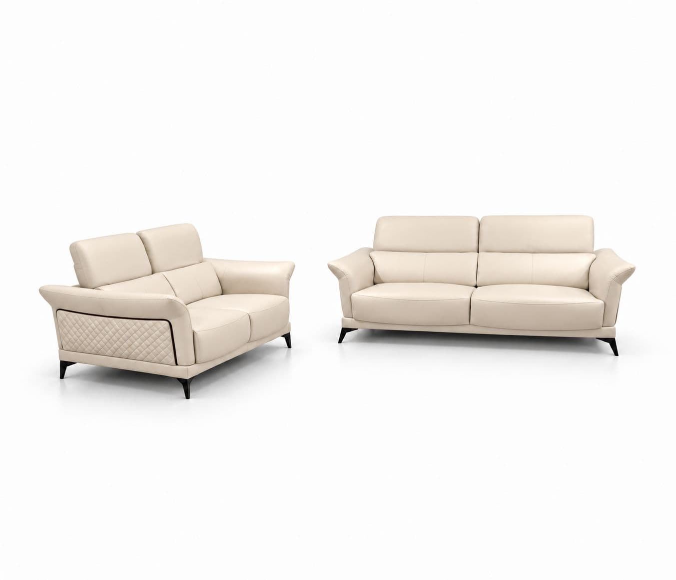 Image 3 for Topaz Sofa Set 3+2 Seater Fabric With Solid Neem Wood