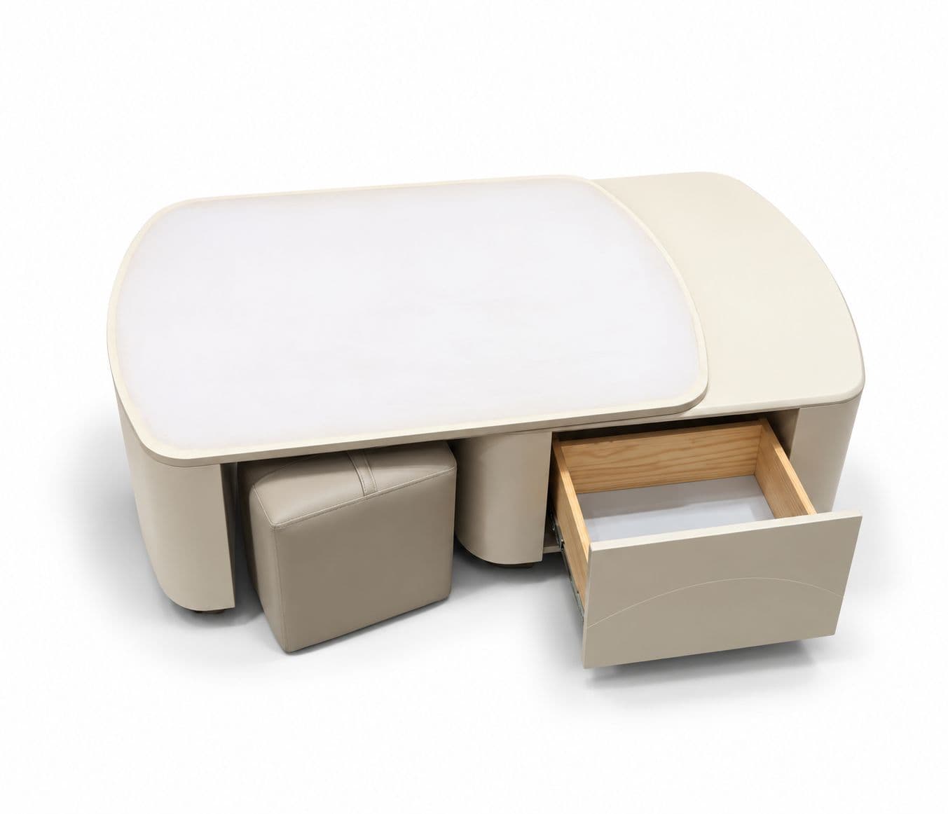 Image 6 for XY-806B Coffee Table With 2 Side Drawes Storage (HYD OTD)