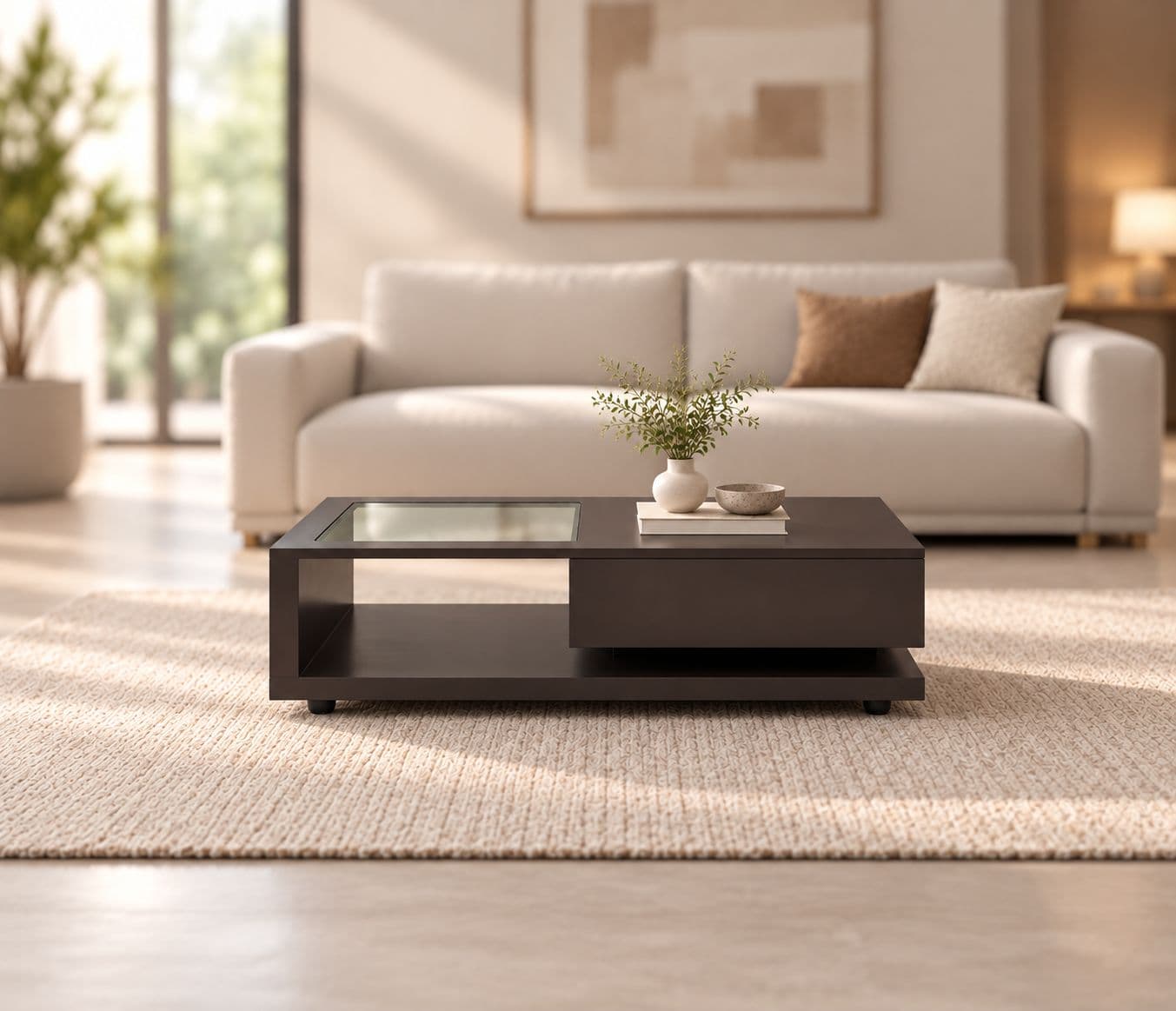 Image 1 for Jetta Center Table With HDF Wood (BSK OTD)