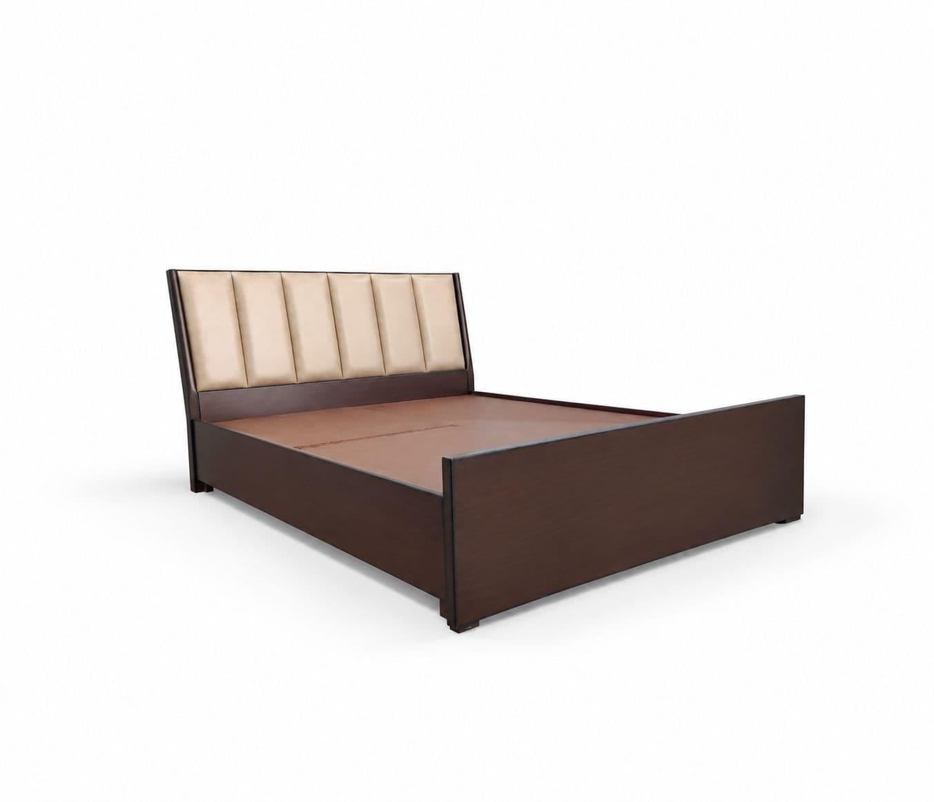 Image 5 for Cushion Patti Cot Queen Size With Regular Storage (WH)