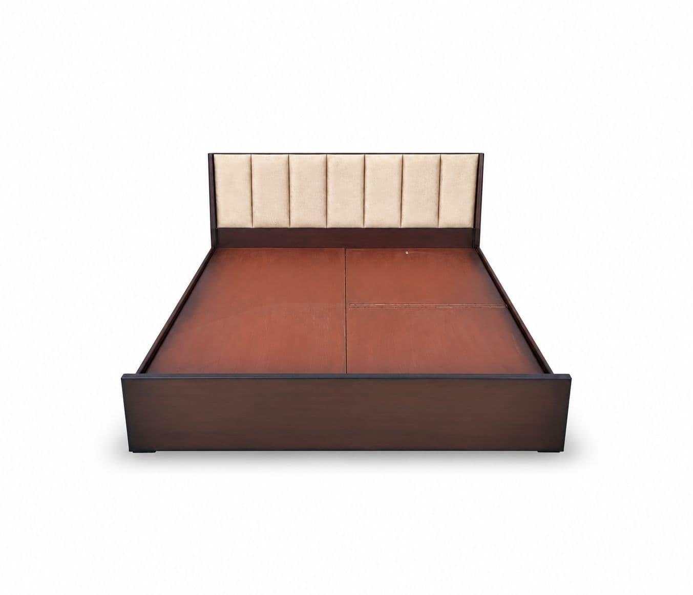 Image 4 for Cushion Patti Cot King Size With Regular Storage (WH)