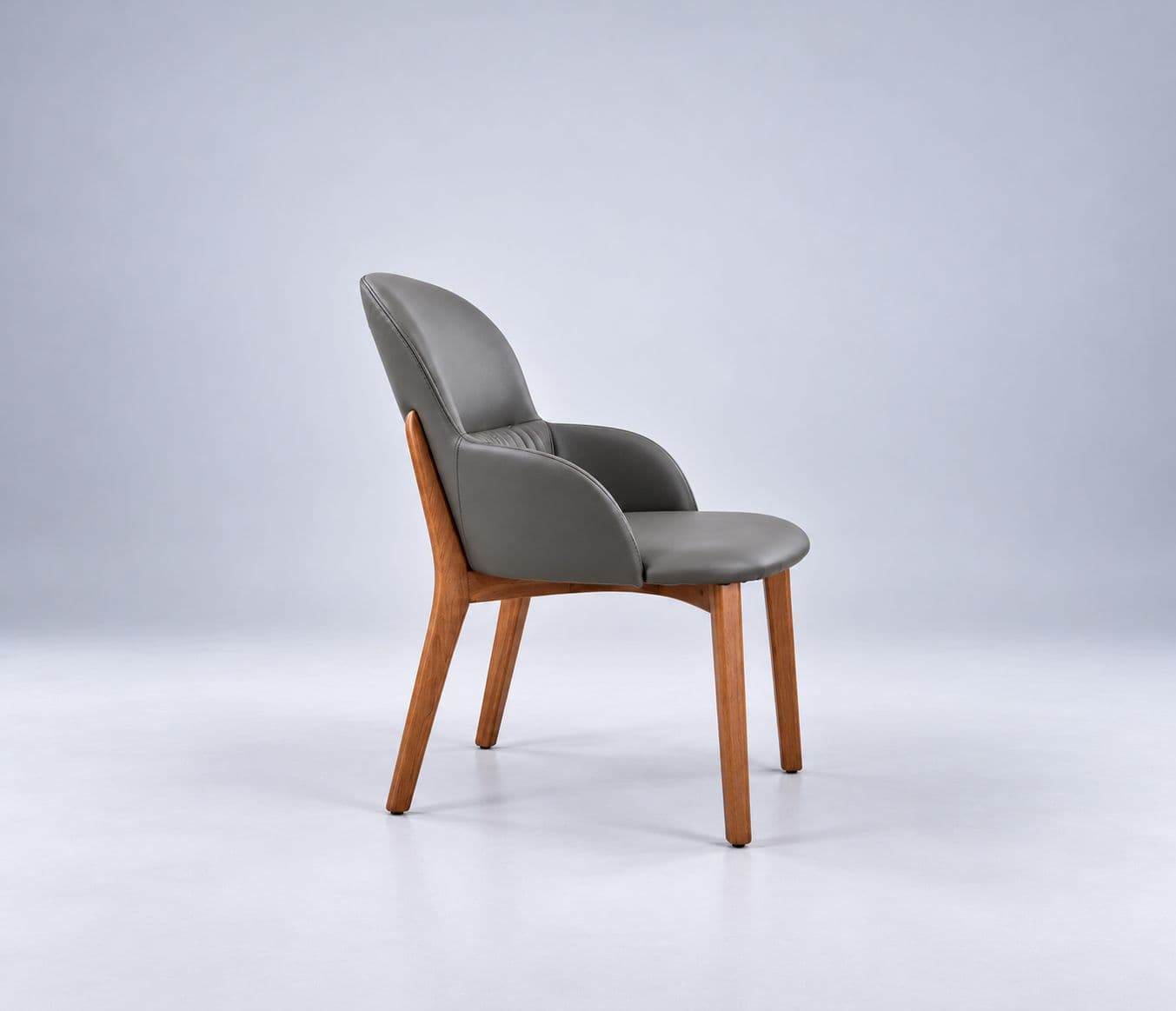 Image 9 for Dining Set 1+6 Seater 182-136 Chairs Leatherette With Rubber Wood Base Laminate With PVD (BWD)