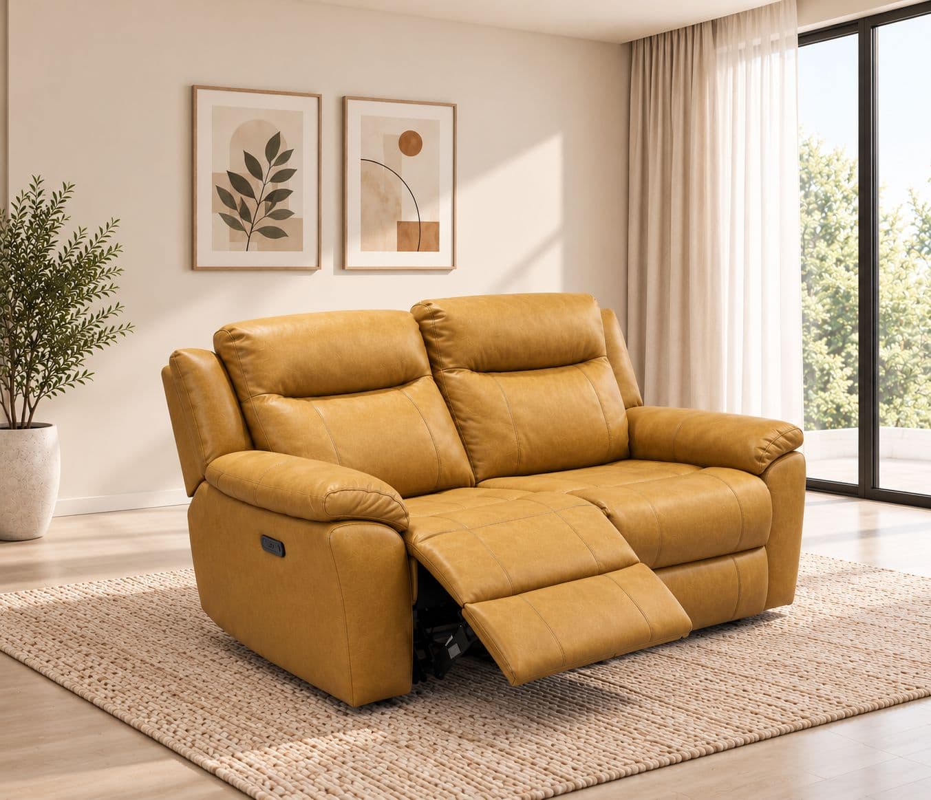 Image 1 for Manwah U70732M 3+2+1 Power Recliner Leather