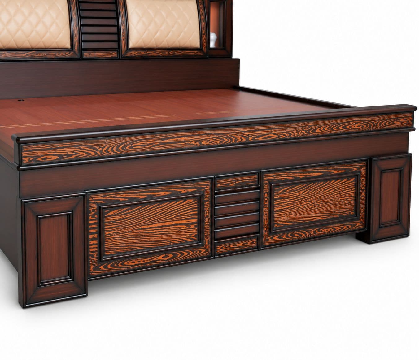 Image 7 for Light Cot King Size With Regular Storage (WH)