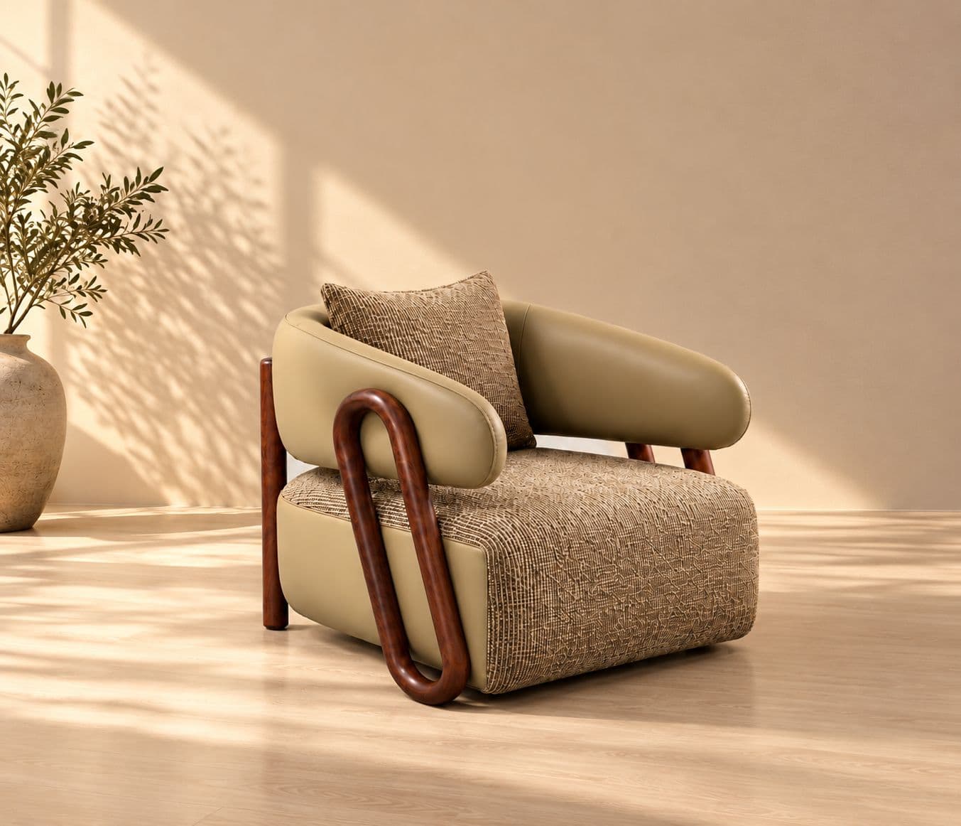 Image 1 for Astra Accent Chair Single Seater Cushioned Seat Designed For Comfortable Lounging