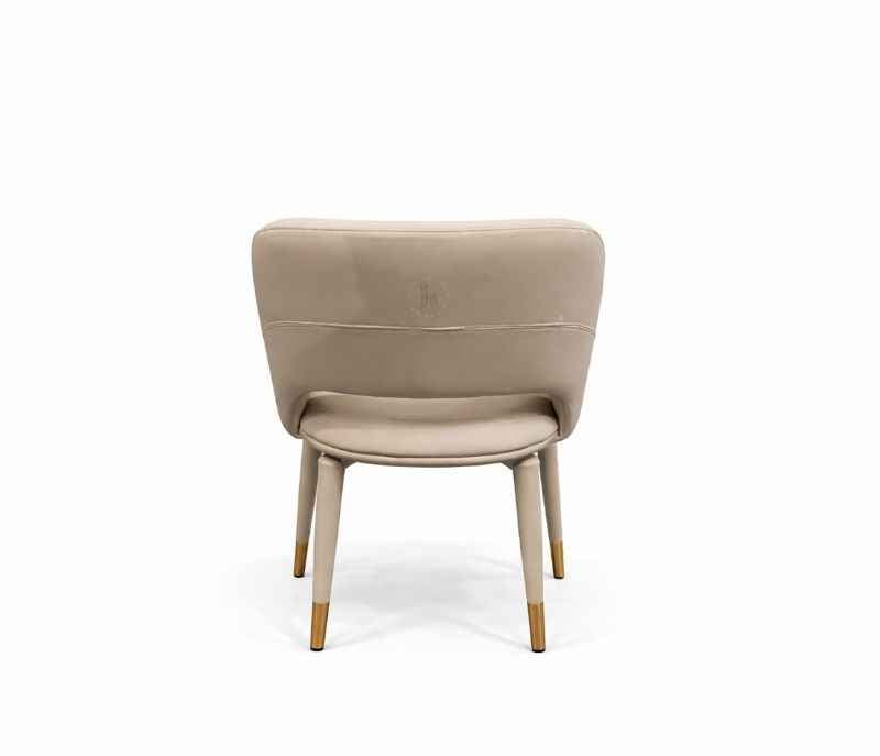 Image 10 for DINING TABLE 1088+DBH+DINING CHAIR X-16 Onyex Marble Top With Ash Wood Base And Metal Strip