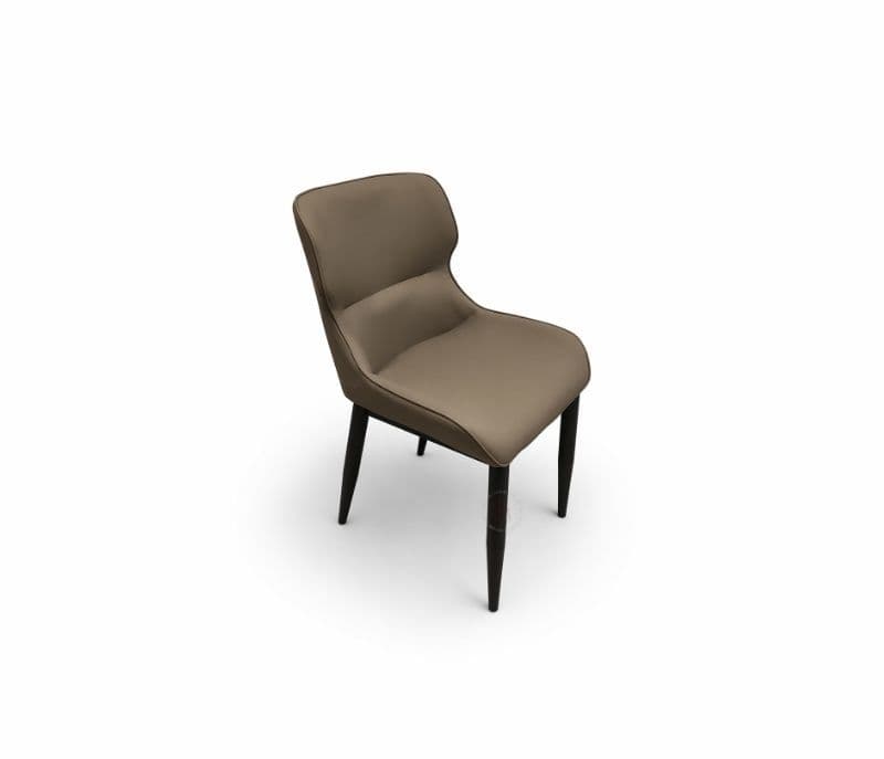 Image 5 for C127+ X009 Chair DT+04 Chair With Leather And Metal Leg
