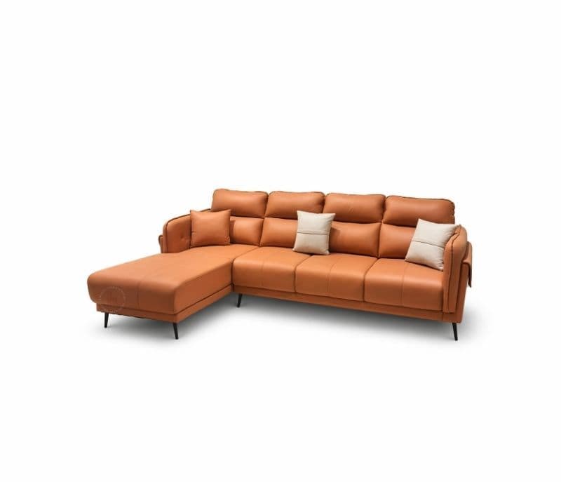 Image 4 for Austin Sofa 3+Lounger Suede Fabric (BTM OTD)