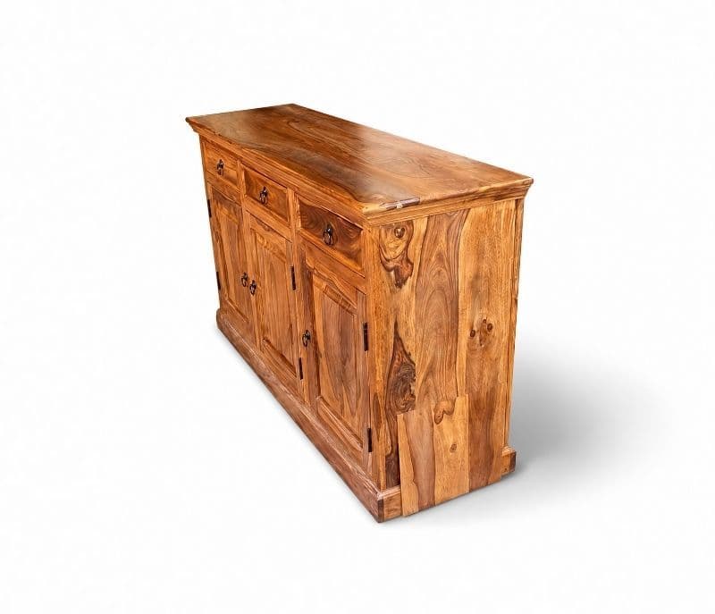 Image 5 for 3 Door Side Board Solid Sheesham Wood (SCV_PKU)