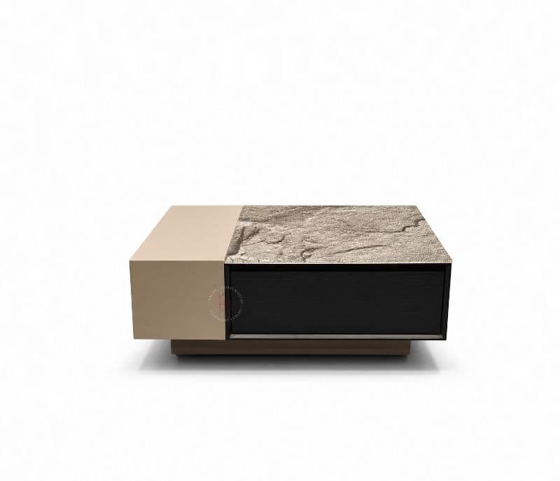 Image 7 for Centre Table - F62 Marble With Wood (CP)
