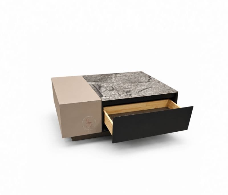 Image 10 for Centre Table - F62 Marble With Wood (CP)