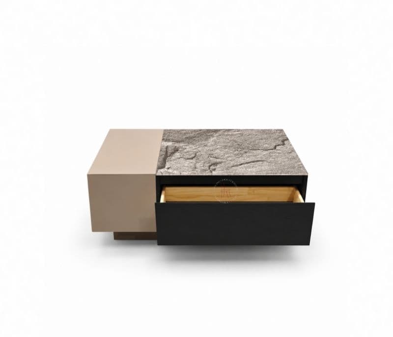 Image 8 for Centre Table - F62 Marble With Wood (CP)