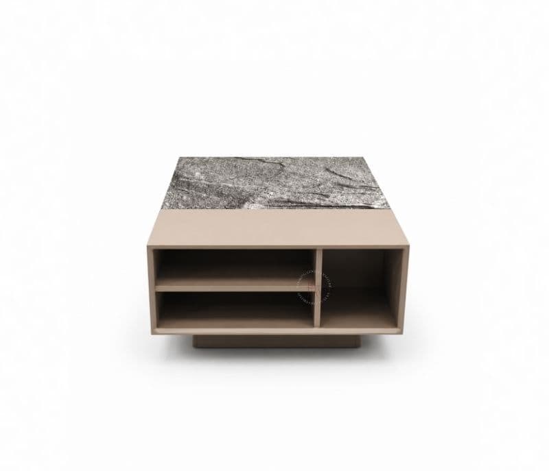 Image 9 for Centre Table - F62 Marble With Wood (CP)
