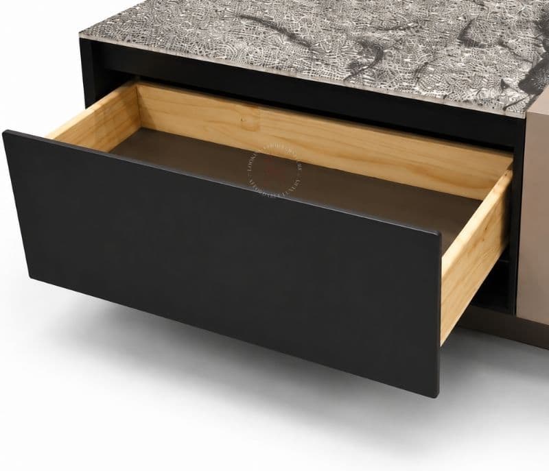 Image 5 for Centre Table - F62 Marble With Wood (CP)